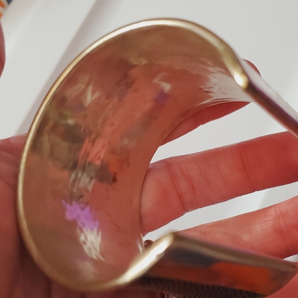 Bali bracelet basket weave silver hammered hand crafted wide cuff boho bohemian - Picture 6 of 13